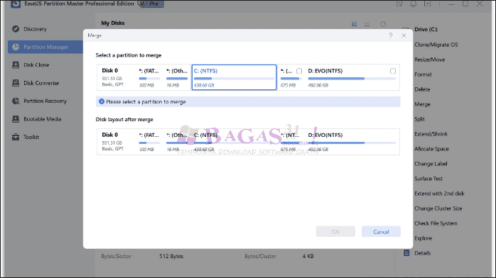 Download EaseUS Partition Master Bagas31​ Terbaru Gratis